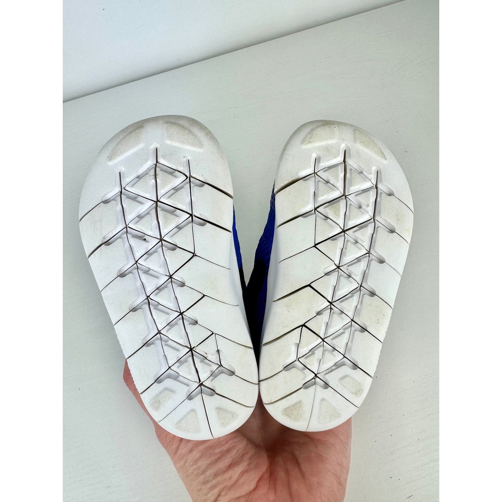 Nike Free Toddler Baby Shoes Blue Black Athletic Sneaker Size 6C Infant Slip On - Picture 8 of 8